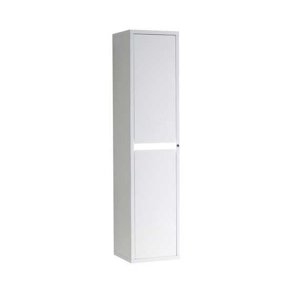 Hokku Designs Armoire à linge murale l 13,8 po x H 59 po x P 12,6 po
